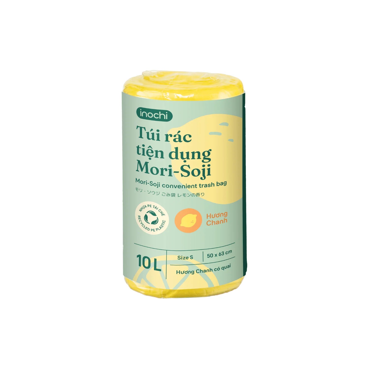 Mori-Soji convenient trash bag - Lemon Scent