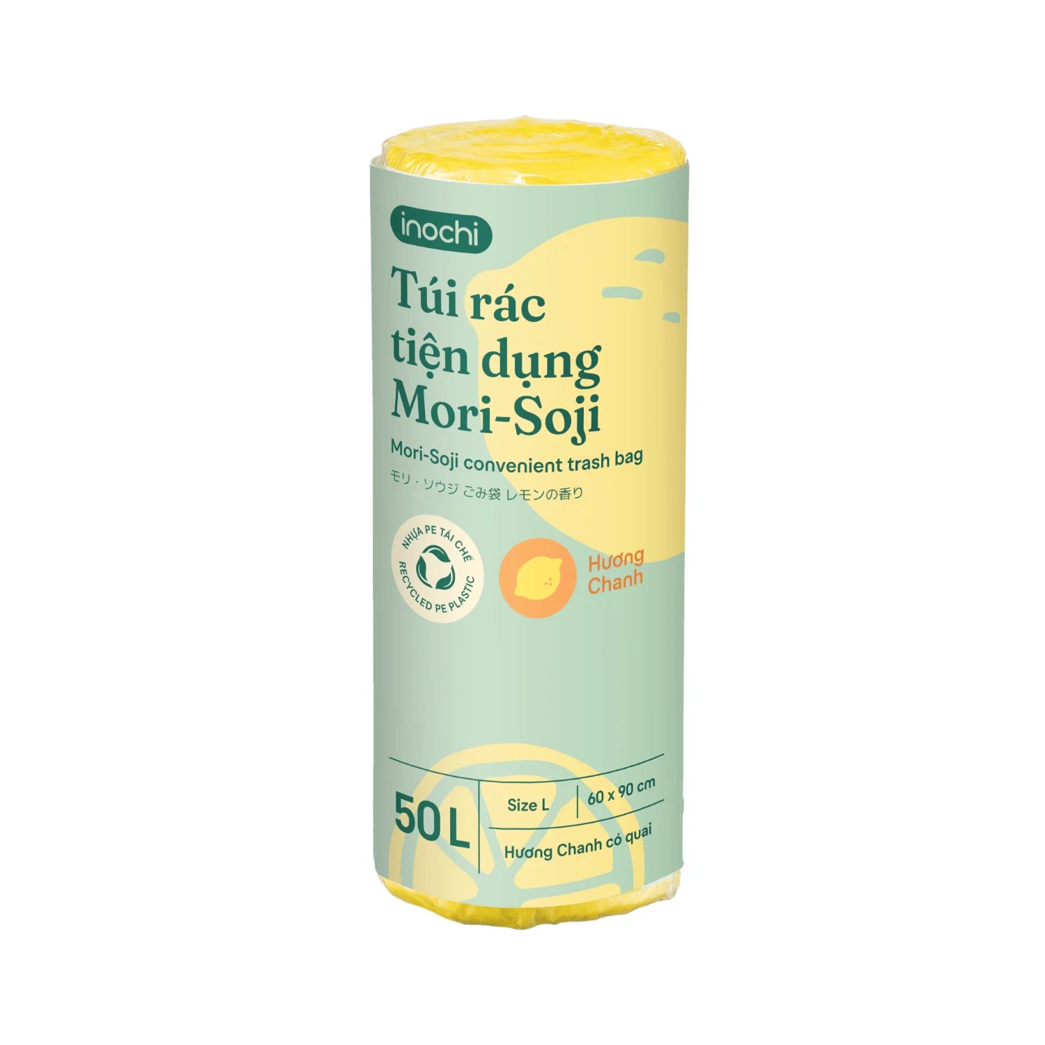 Mori-Soji convenient trash bag - Lemon Scent