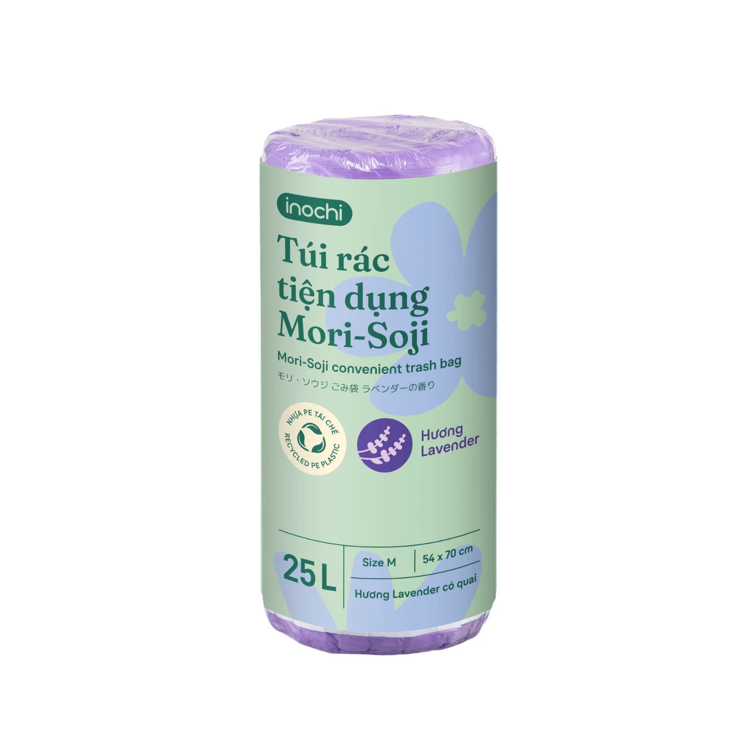 Mori-Soji convenient trash bag - Lavender Scent