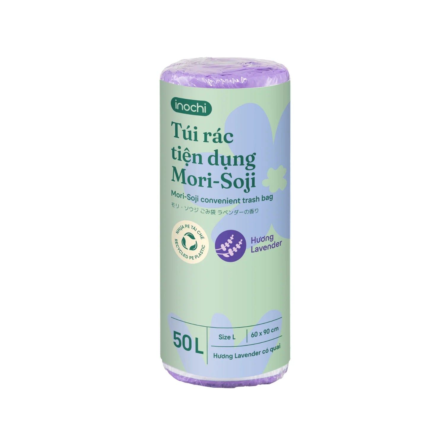 Mori-Soji convenient trash bag - Lavender Scent