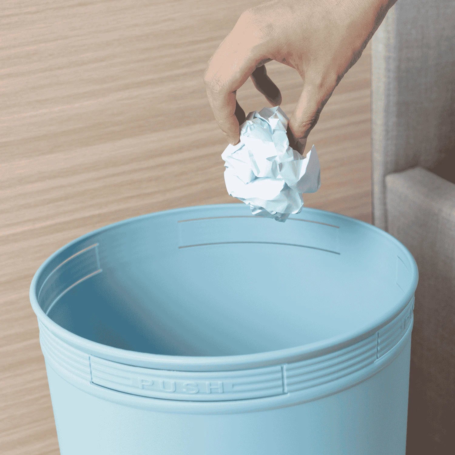 Hiro Round Wastepaper Bin