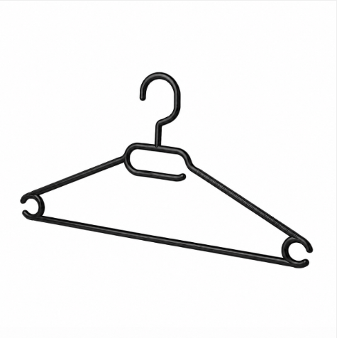 Hara Anti-slip hanger 186 (Recycled PP) (set 5pcs)