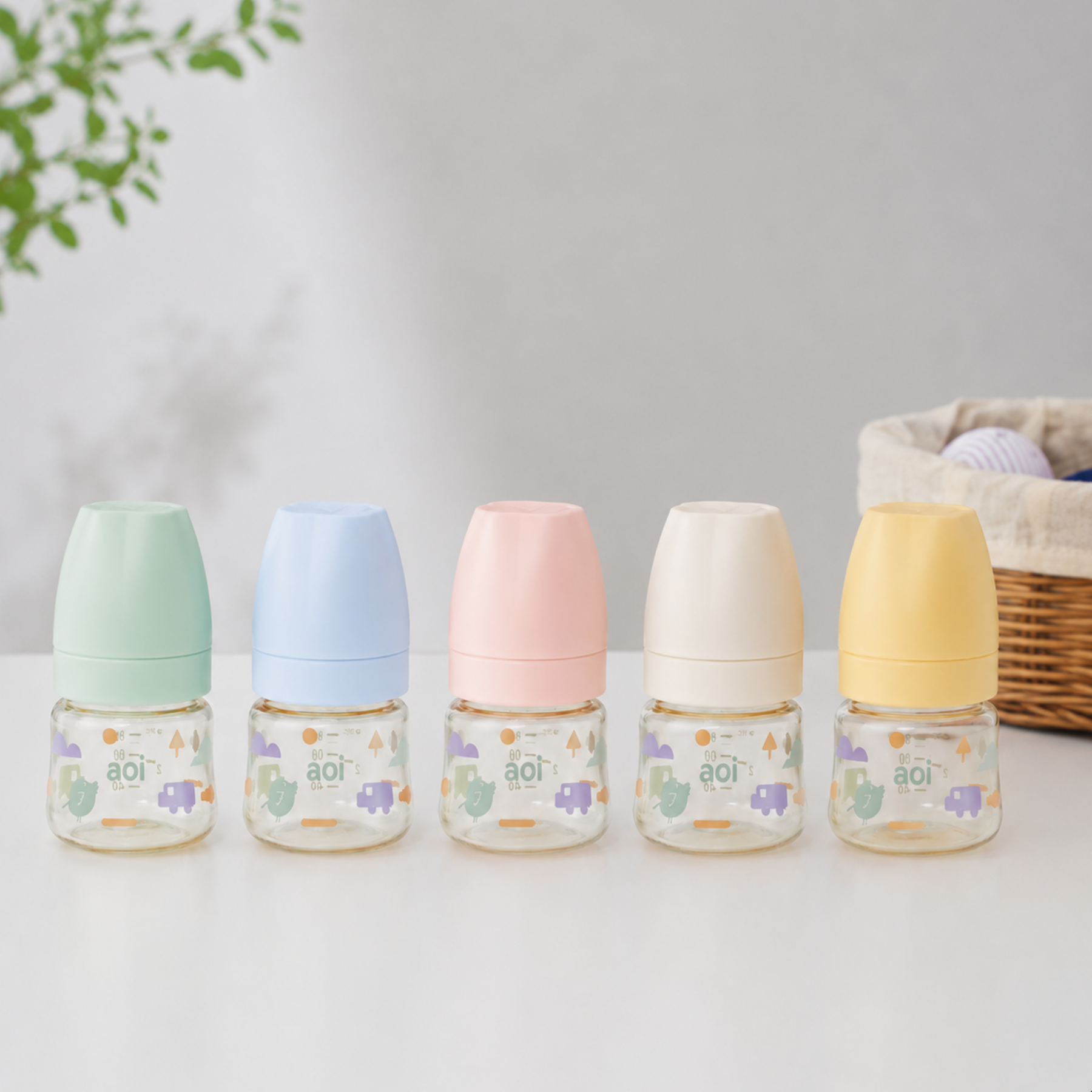 Aoi Flora Baby Milk Bottle 80ml