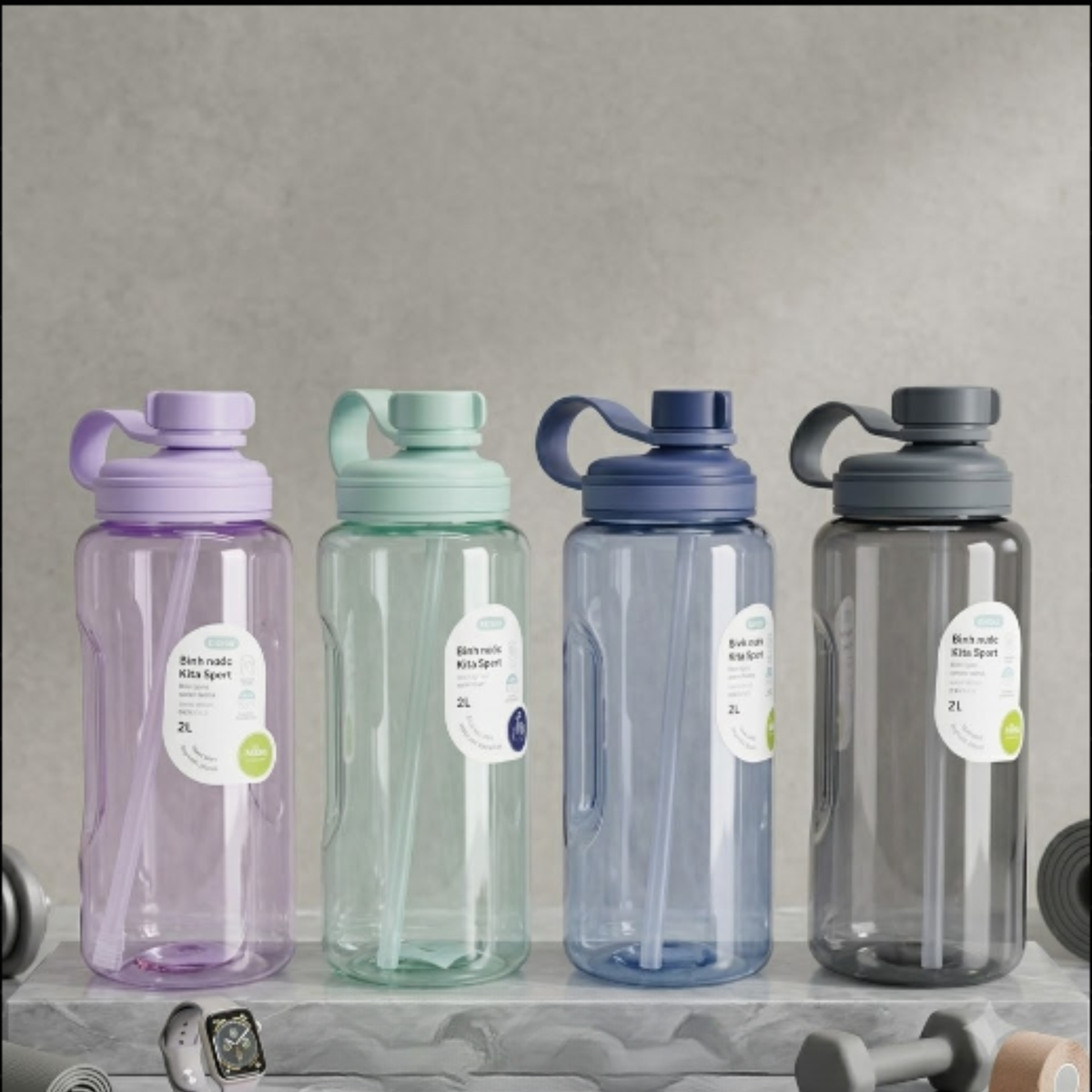 Kita Sport water bottle 2L