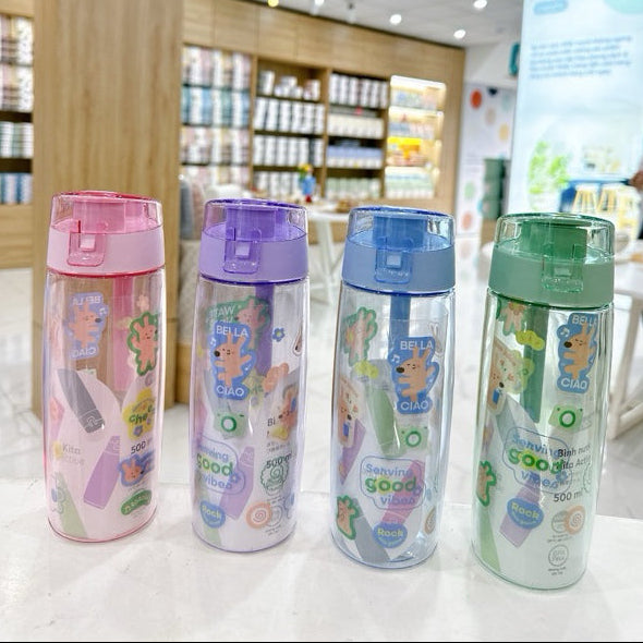Kita Active Pastel water bottle 500ml